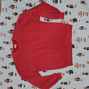 Vintage 80s 90s Y2k JERZEES USA MADE ESSENTIAL RED SWEATSHIRT XL